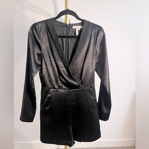 BCBG Tuxedo Romper